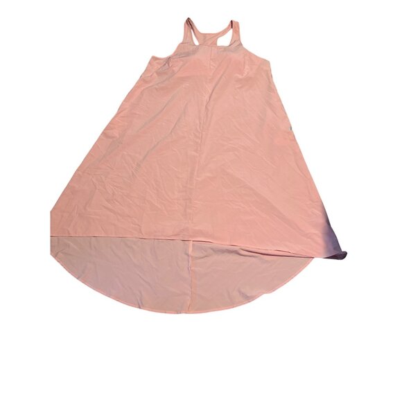 Halara Breezeful Racerback Side Pocket High Low Flowy Midi Quick Dry Dress L - Picture 4 of 9